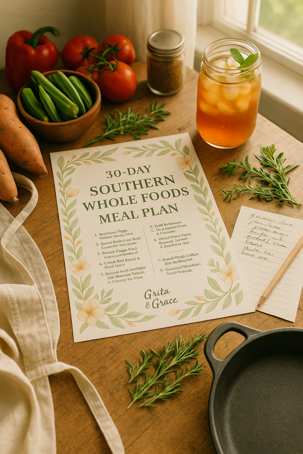 30 DAY MENU